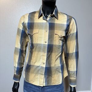 Vintage Brooks & Dunn Shirt Size Large Panhandle Slim Western Pearl‎ Snaps USA